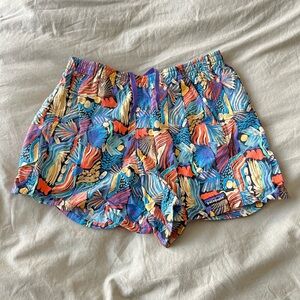 Patagonia Women's Vibrant Patterned Athletic Shorts